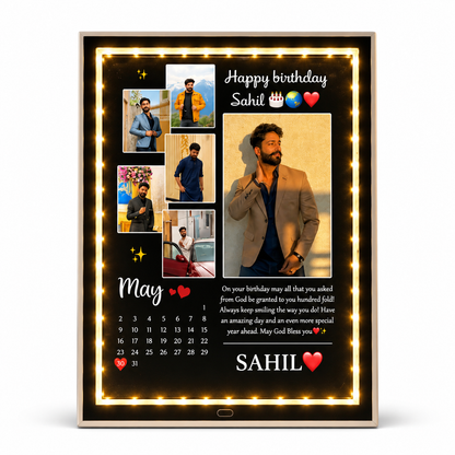 💝 Raksha Bandhan Personalized LED Magic Mirror