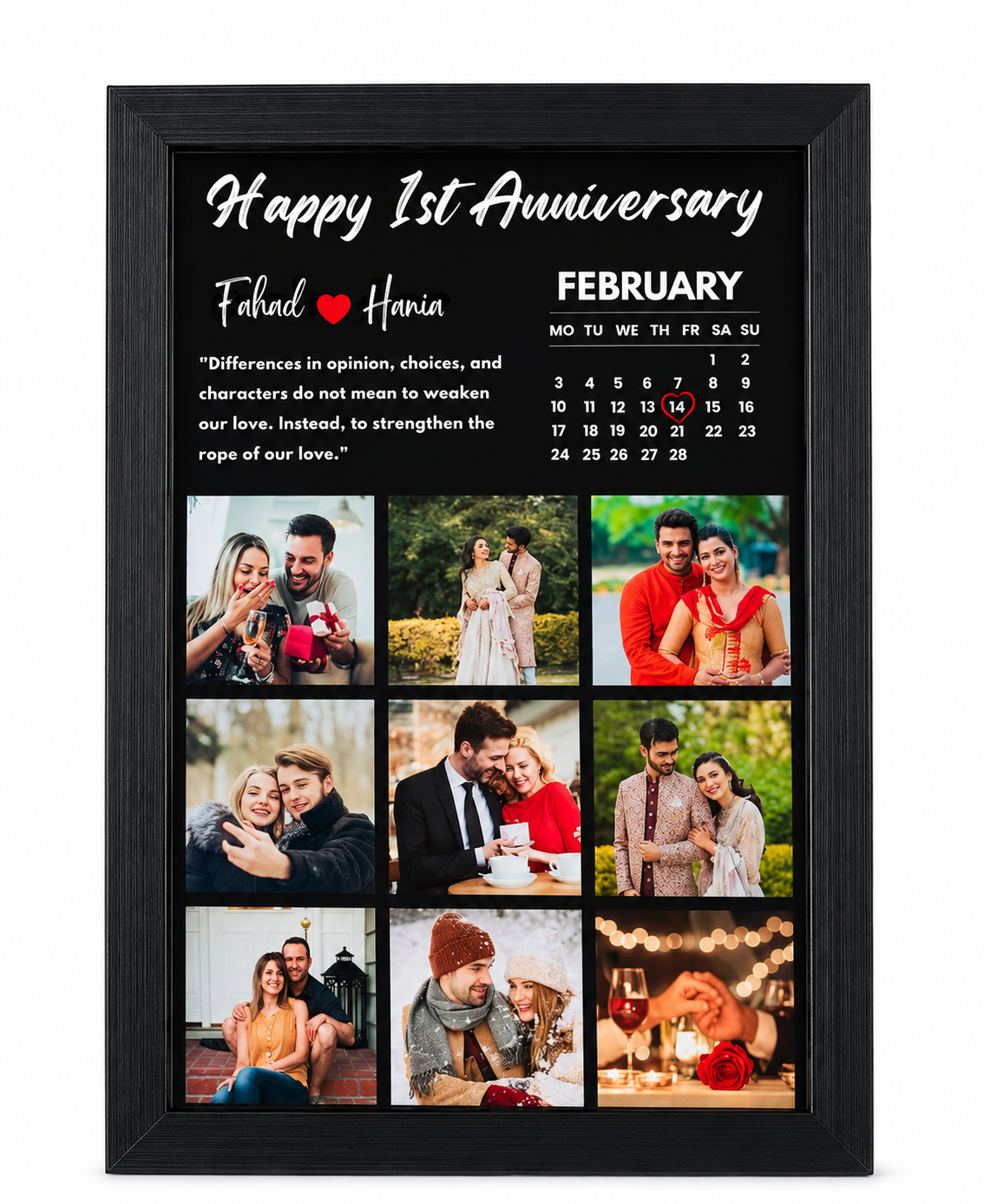 Personalized Photo Frame Anniversary